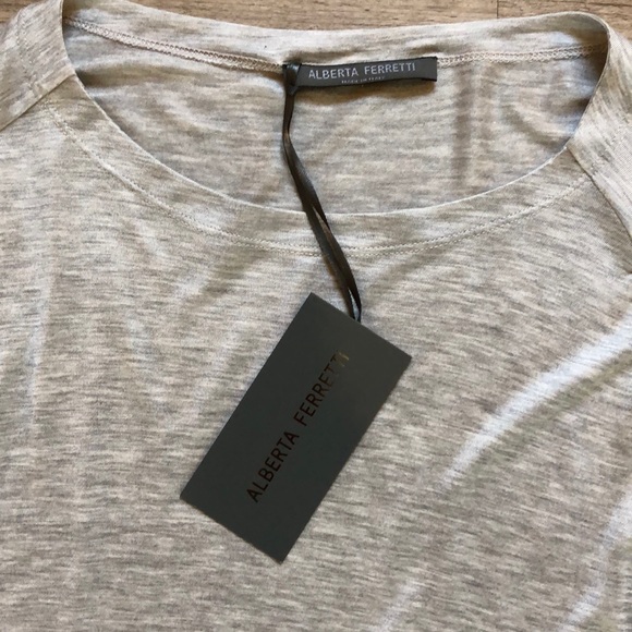 Alberta Ferretti Gray Long sleeve Blouse. - Picture 2 of 3